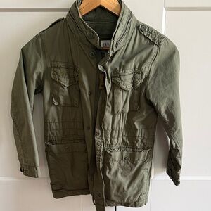 GAP Olive Green Military Field Jacket